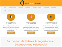 Tablet Screenshot of fundamentalcolombia.org